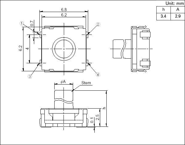 SKRAAKE010规格图纸