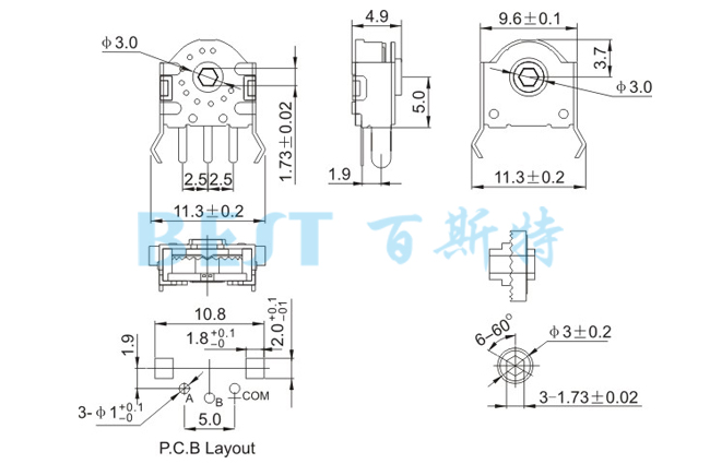 编码器BEST-M002参考图纸